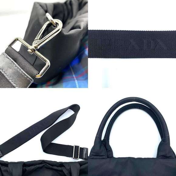 PRADA Black Leather Shoulder Bag - Picture 7 of 7